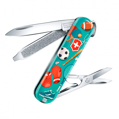 Многофункциональный складной нож-брелок Victorinox Sports World 0.6223.L2010 